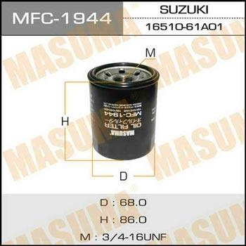 Masuma MFC-1944 Фільтр масляний MFC1944: Приваблива ціна - Купити у Польщі на 2407.PL!