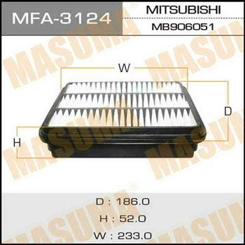 Masuma MFA-3124 Luftfilter MFA3124: Bestellen Sie in Polen zu einem guten Preis bei 2407.PL!