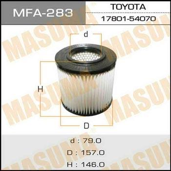 Masuma MFA-283 Воздушный фильтр MFA283: Купить в Польше - Отличная цена на 2407.PL!