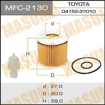 Masuma MFC-2130 Oil Filter MFC2130: Buy near me in Poland at 2407.PL - Good price!
