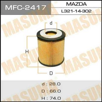 Masuma MFC-2417 Filtr oleju MFC2417: Dobra cena w Polsce na 2407.PL - Kup Teraz!