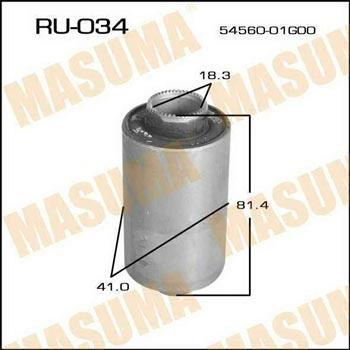 Masuma RU-034 Silent block, front lower arm RU034: Buy near me in Poland at 2407.PL - Good price!