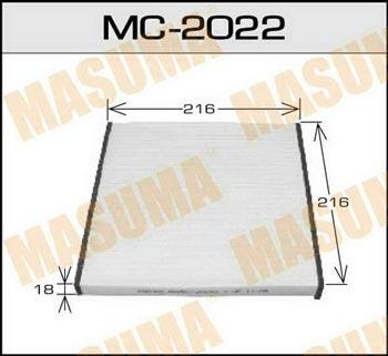 Masuma MC-2022 Фильтр салона MC2022: Отличная цена - Купить в Польше на 2407.PL!
