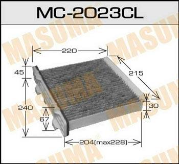 Masuma MC-2023CL Filtr kabinowy MC2023CL: Dobra cena w Polsce na 2407.PL - Kup Teraz!