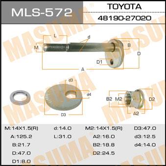 Masuma MLS-572 Śruba do ekscentryczny-tak. toyota MLS572: Dobra cena w Polsce na 2407.PL - Kup Teraz!