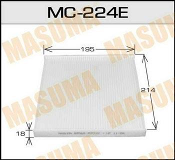 Masuma MC-224 Filter, interior air MC224: Buy near me in Poland at 2407.PL - Good price!