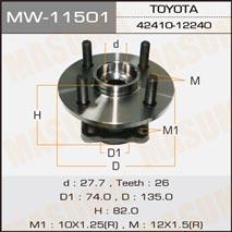 Masuma MW-11501 Wheel Bearing Kit MW11501: Buy near me at 2407.PL in Poland at an Affordable price!