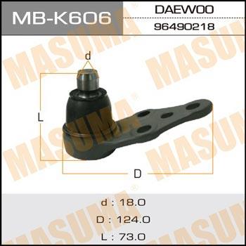 Masuma MB-K606 Опора шаровая MBK606: Отличная цена - Купить в Польше на 2407.PL!