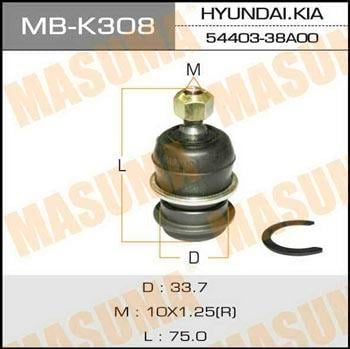 Masuma MB-K308 Ball joint MBK308: Buy near me in Poland at 2407.PL - Good price!