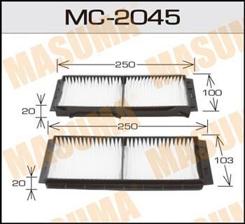 Masuma MC-2045 Filter, interior air MC2045: Buy near me in Poland at 2407.PL - Good price!
