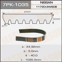 Masuma 7PK-1035 V-ribbed belt 7PK1035 7PK1035: Buy near me in Poland at 2407.PL - Good price!