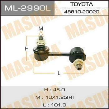 Masuma ML-2990L Łącznik stabilizatora ML2990L: Atrakcyjna cena w Polsce na 2407.PL - Zamów teraz!