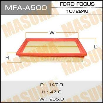 Masuma MFA-A500 Air filter MFAA500: Buy near me in Poland at 2407.PL - Good price!