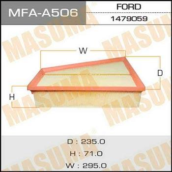 Masuma MFA-A506 Air filter MFAA506: Buy near me in Poland at 2407.PL - Good price!