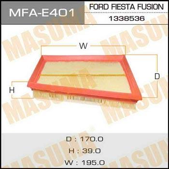 Masuma MFA-E401 Air filter MFAE401: Buy near me in Poland at 2407.PL - Good price!