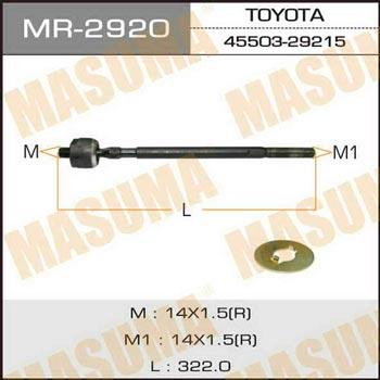 Masuma MR-2920 Spurstange MR2920: Bestellen Sie in Polen zu einem guten Preis bei 2407.PL!