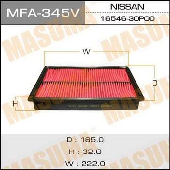 Masuma MFA-345 Air filter MFA345: Buy near me in Poland at 2407.PL - Good price!