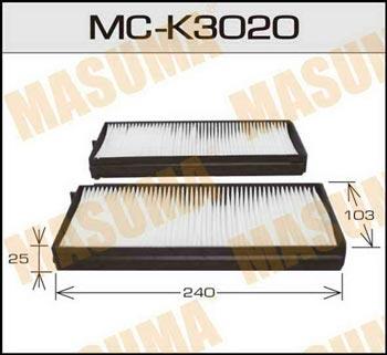 Masuma MC-K3020 Air filter MCK3020: Buy near me in Poland at 2407.PL - Good price!