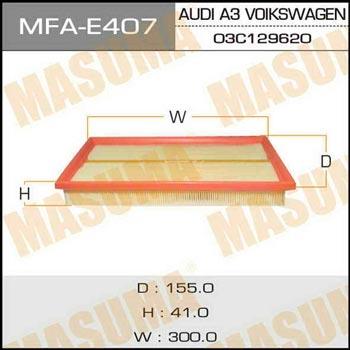 Masuma MFA-E407 Воздушный фильтр MFAE407: Отличная цена - Купить в Польше на 2407.PL!
