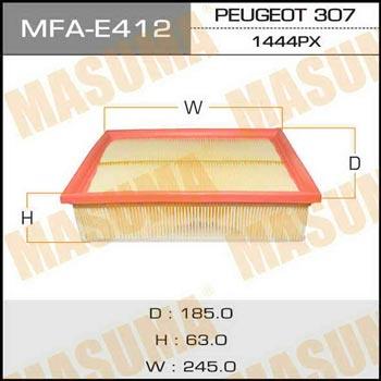 Masuma MFA-E412 Filtr powietrza MFAE412: Dobra cena w Polsce na 2407.PL - Kup Teraz!