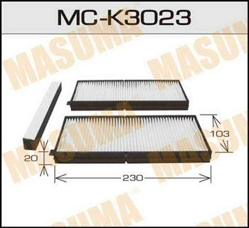 Masuma MC-K3023 Filtr kabinowy MCK3023: Dobra cena w Polsce na 2407.PL - Kup Teraz!