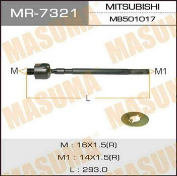 Masuma MR-7321 Inner Tie Rod MR7321: Buy near me in Poland at 2407.PL - Good price!