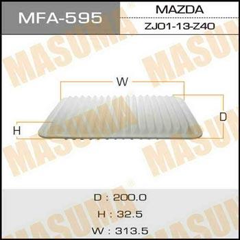 Masuma MFA-595 Повітряний фільтр MFA595: Приваблива ціна - Купити у Польщі на 2407.PL!