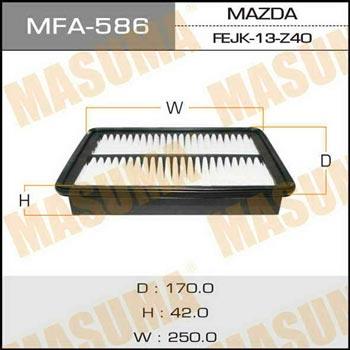 Masuma MFA-586 Воздушный фильтр MFA586: Отличная цена - Купить в Польше на 2407.PL!