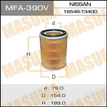 Masuma MFA-390 Air filter MFA390: Buy near me at 2407.PL in Poland at an Affordable price!