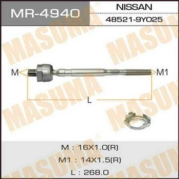 Masuma MR-4940 Inner Tie Rod MR4940: Buy near me in Poland at 2407.PL - Good price!