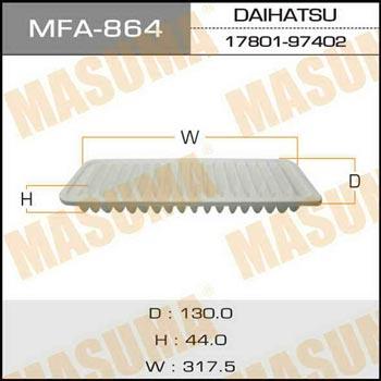 Masuma MFA-864 Air filter MFA864: Buy near me at 2407.PL in Poland at an Affordable price!