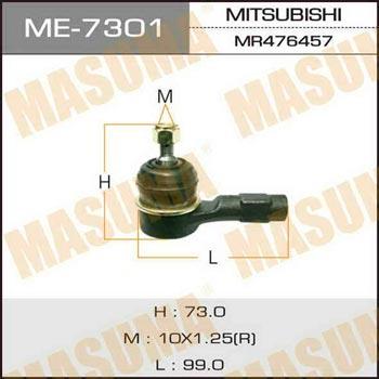 Masuma ME-7301 Tie rod end lancer / cs2 # ME7301: Dobra cena w Polsce na 2407.PL - Kup Teraz!