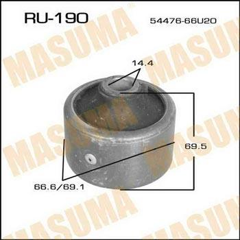 Masuma RU-190 Silent block front torsion bar RU190: Buy near me in Poland at 2407.PL - Good price!
