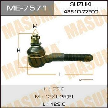 Masuma ME-7571 Наконечник рулевой тяги ME7571: Отличная цена - Купить в Польше на 2407.PL!