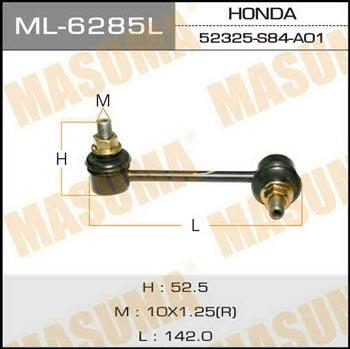 Masuma ML-6285L Left stabilizer bar ML6285L: Buy near me in Poland at 2407.PL - Good price!