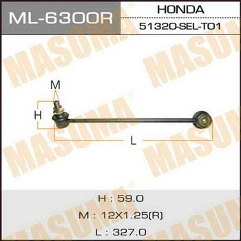 Masuma ML-6300R Rod/Strut, stabiliser ML6300R: Buy near me in Poland at 2407.PL - Good price!