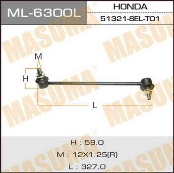 Masuma ML-6300L Rod/Strut, stabiliser ML6300L: Buy near me in Poland at 2407.PL - Good price!