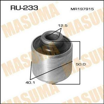Masuma RU-233 Silent block rear wishbone RU233: Buy near me in Poland at 2407.PL - Good price!