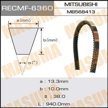 Masuma 6360 V-belt 6360: Buy near me in Poland at 2407.PL - Good price!
