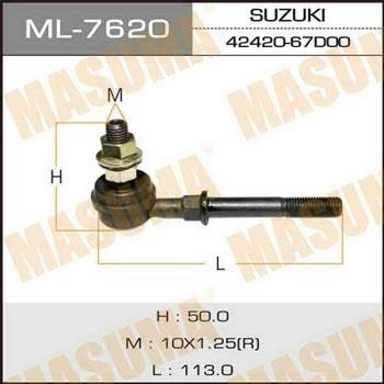 Masuma ML-7620 Rod/Strut, stabiliser ML7620: Buy near me in Poland at 2407.PL - Good price!