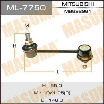 Masuma ML-7750 Rod/Strut, stabiliser ML7750: Buy near me in Poland at 2407.PL - Good price!
