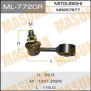 Masuma ML-7720R Rod/Strut, stabiliser ML7720R: Buy near me in Poland at 2407.PL - Good price!