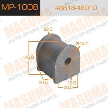 Masuma MP-1008 Rear stabilizer bush MP1008: Buy near me in Poland at 2407.PL - Good price!