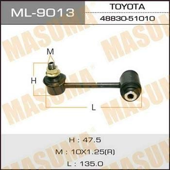 Masuma ML-9013 Rod/Strut, stabiliser ML9013: Buy near me in Poland at 2407.PL - Good price!