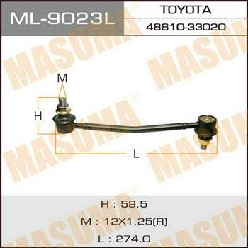Masuma ML-9023L Rod/Strut, stabiliser ML9023L: Buy near me in Poland at 2407.PL - Good price!