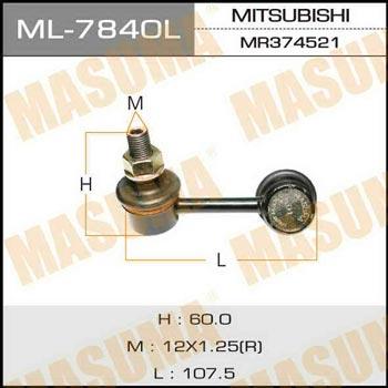 Masuma ML-7840L Rod/Strut, stabiliser ML7840L: Buy near me in Poland at 2407.PL - Good price!