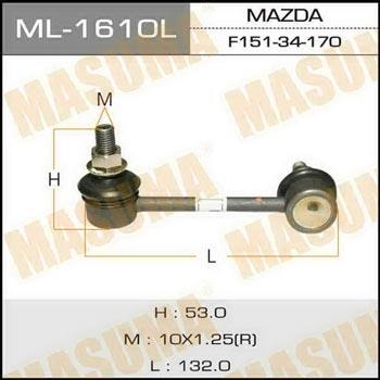 Masuma ML-1610L Łącznik stabilizatora ML1610L: Dobra cena w Polsce na 2407.PL - Kup Teraz!