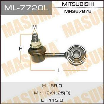 Masuma ML-7720L Rod/Strut, stabiliser ML7720L: Buy near me in Poland at 2407.PL - Good price!