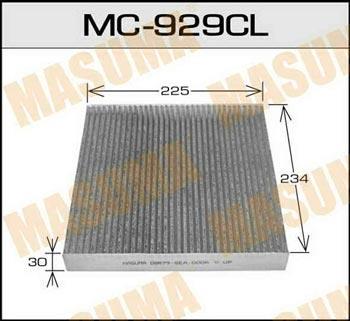 Masuma MC-929CL Filter, interior air MC929CL: Buy near me in Poland at 2407.PL - Good price!