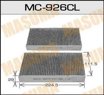Masuma MC-926CL Filter, interior air MC926CL: Buy near me in Poland at 2407.PL - Good price!